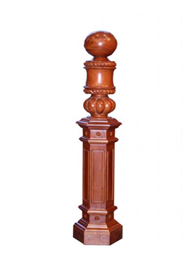 Trụ cái cầu thang gỗ 10