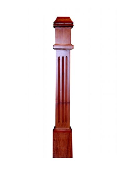 Trụ cái cầu thang gỗ 09
