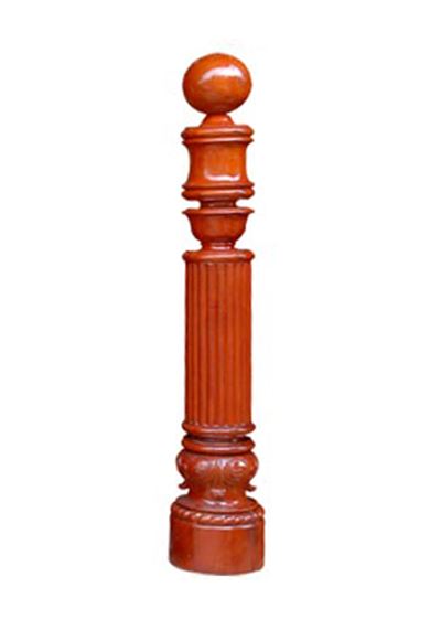 Trụ cái cầu thang gỗ 03